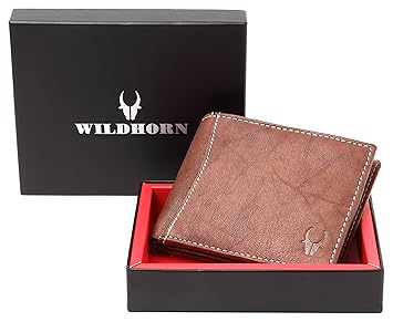 WildHorn Brown Mens Wallet (WH2064A)