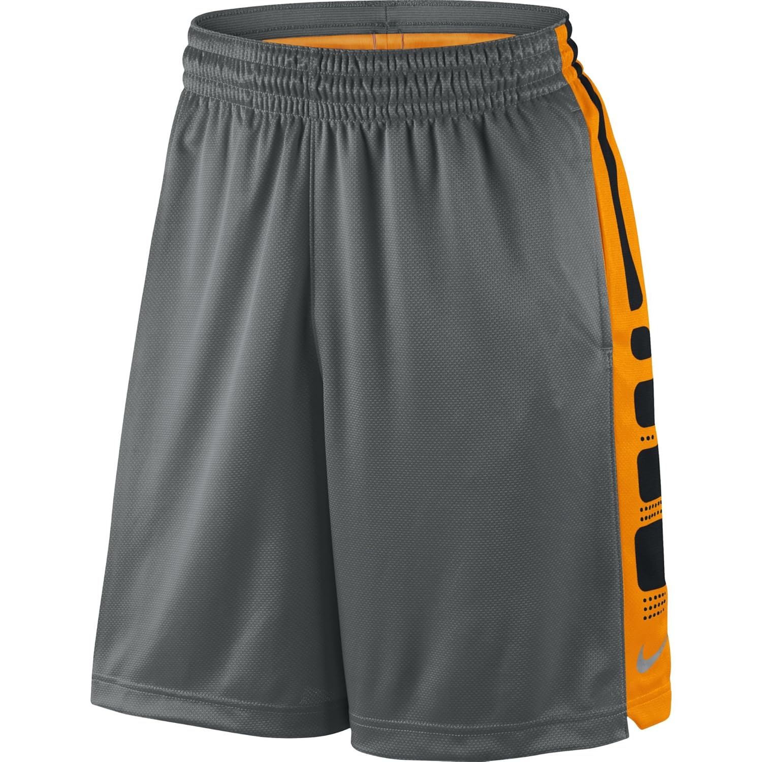 black and orange basketball shorts