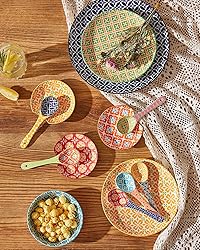 Metahom Ceramic Serving Spoons, Colorful Soup