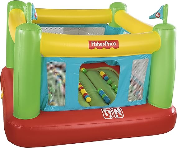 fisher price bouncetastic inflatable castle bouncer
