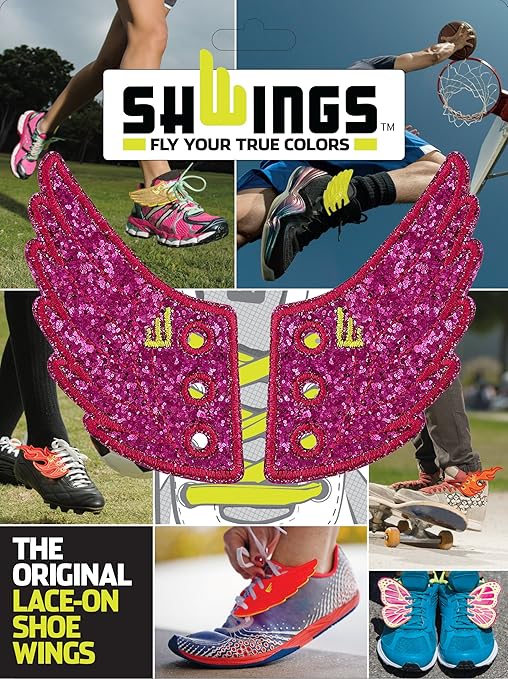 Amazon.com: The Original Shwings: Fly Your True Colors - Fuchsia Wings (10706): Toys & Games