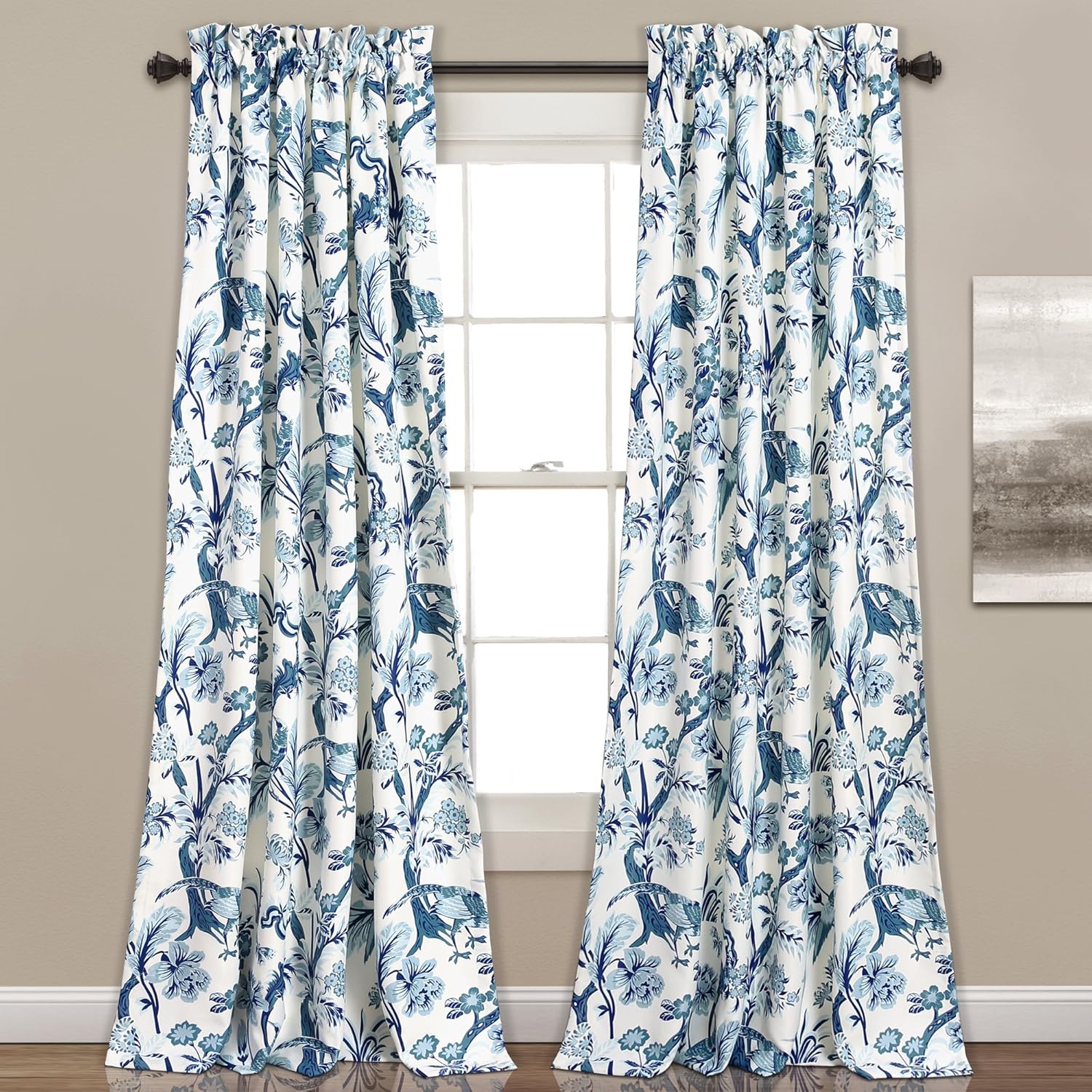 Lush Decor Curtains Dolores Darkening Window Panel Set for