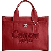 Coach Cargo Tote Bag with Bow Print