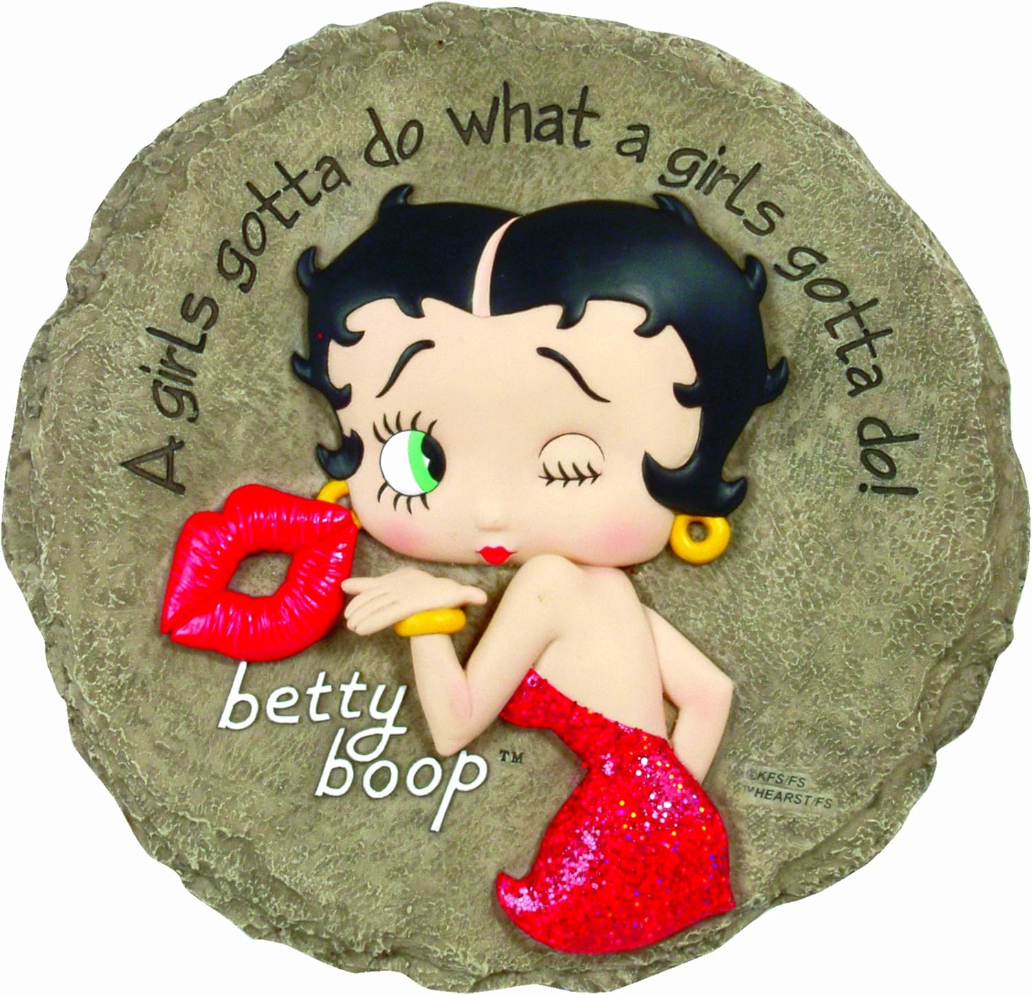 Hardscaping Materials - Spoontiques Betty Boop Stepping Stone