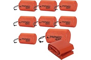Prepared Hero Survival Bag - Emergency Sleeping Bag, Thermal Bivy Sack for Camping, Hiking, Outdoor. Lightweight, Portable, Survival Shelter.