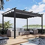 Luckyberry 10' X 13' Outdoor Retractable Pergola