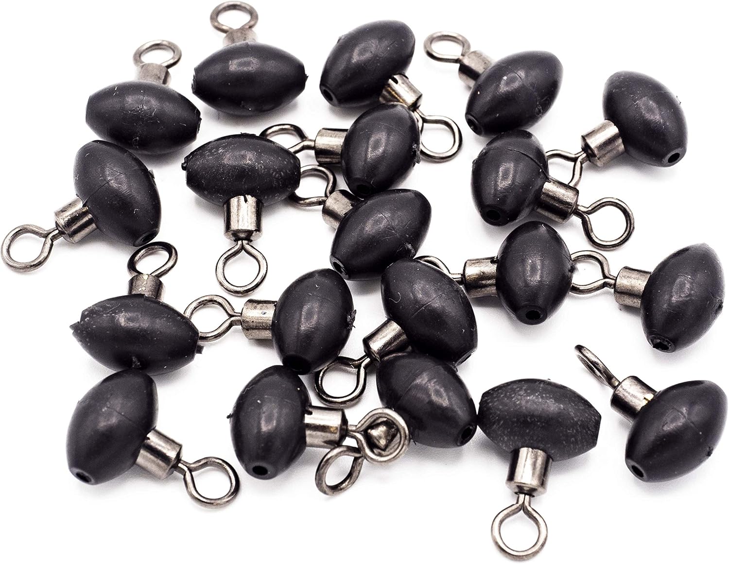 Rodeel 20 x 12mm Pulley Beads Sea Match Fishing for Pulley Rigs (Black