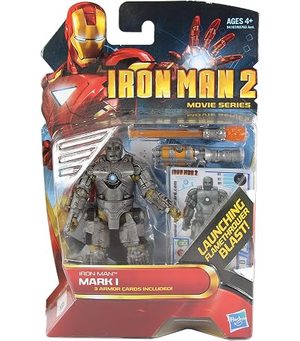 Amazon.com: Marvel Iron Man 2 Action Figure #02 Mark II Iron Man