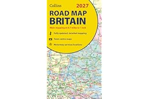 Collins Road Map of Britain 2027 (Folded Map): Clear, easy-to-read mapping