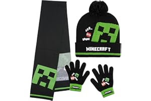 Minecraft Beanie Winter Accessories Set Boys, Gloves Winter Hat | or Hat Scarf Gloves