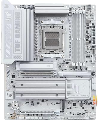 TUF GAMING X870-PRO WIFI7 W NEO, Scheda Madre AMD ATX, Slot DDR5