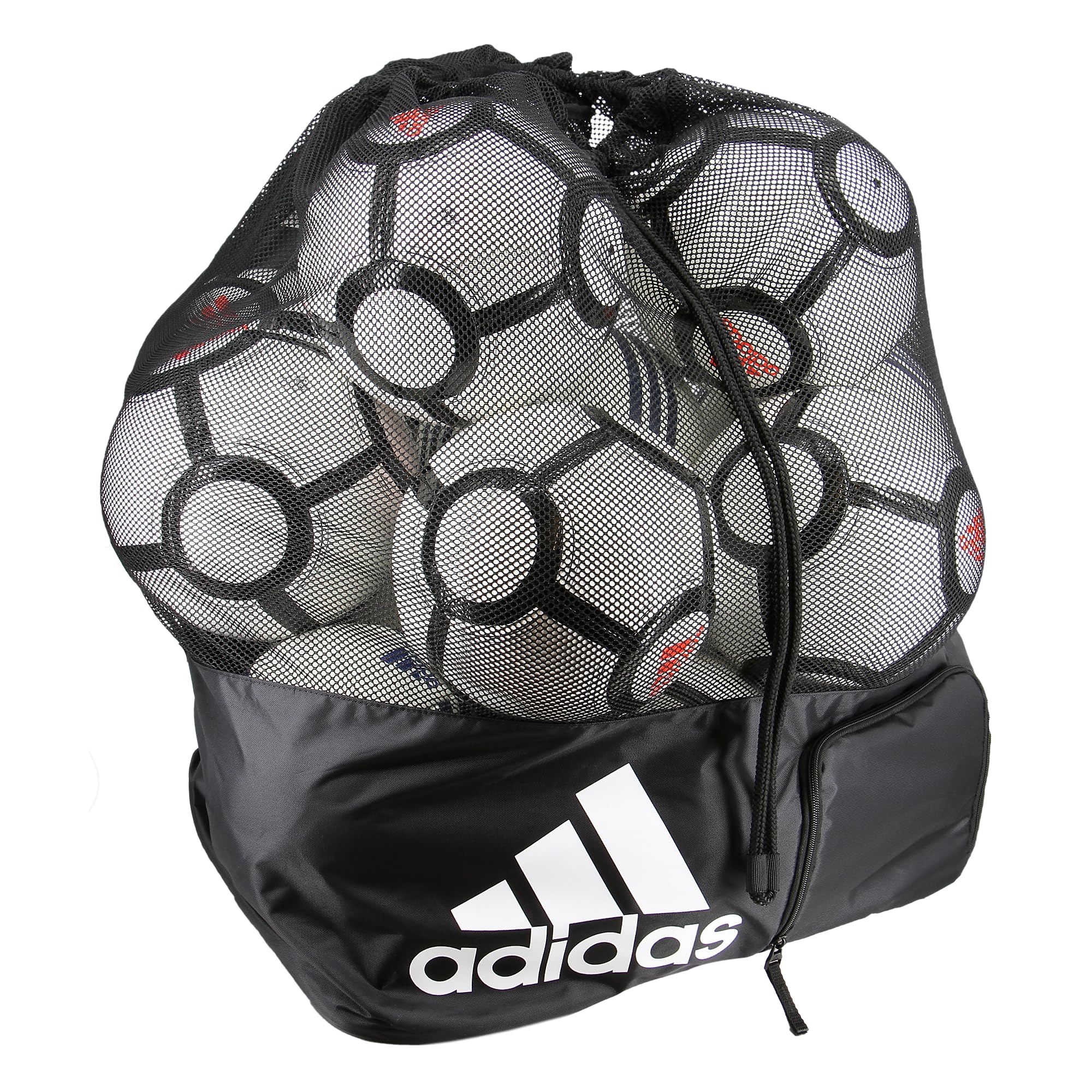 Condition photo showing New/Like New for adidas stadium mesh soccer bag, laundry bag, heavy duty soccer ball bags for coaches, men and women,