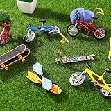 FRIUSATE 18 Pieces Finger Skateboards Bikes Scooter Toy Set Colors 18 pcs view 5