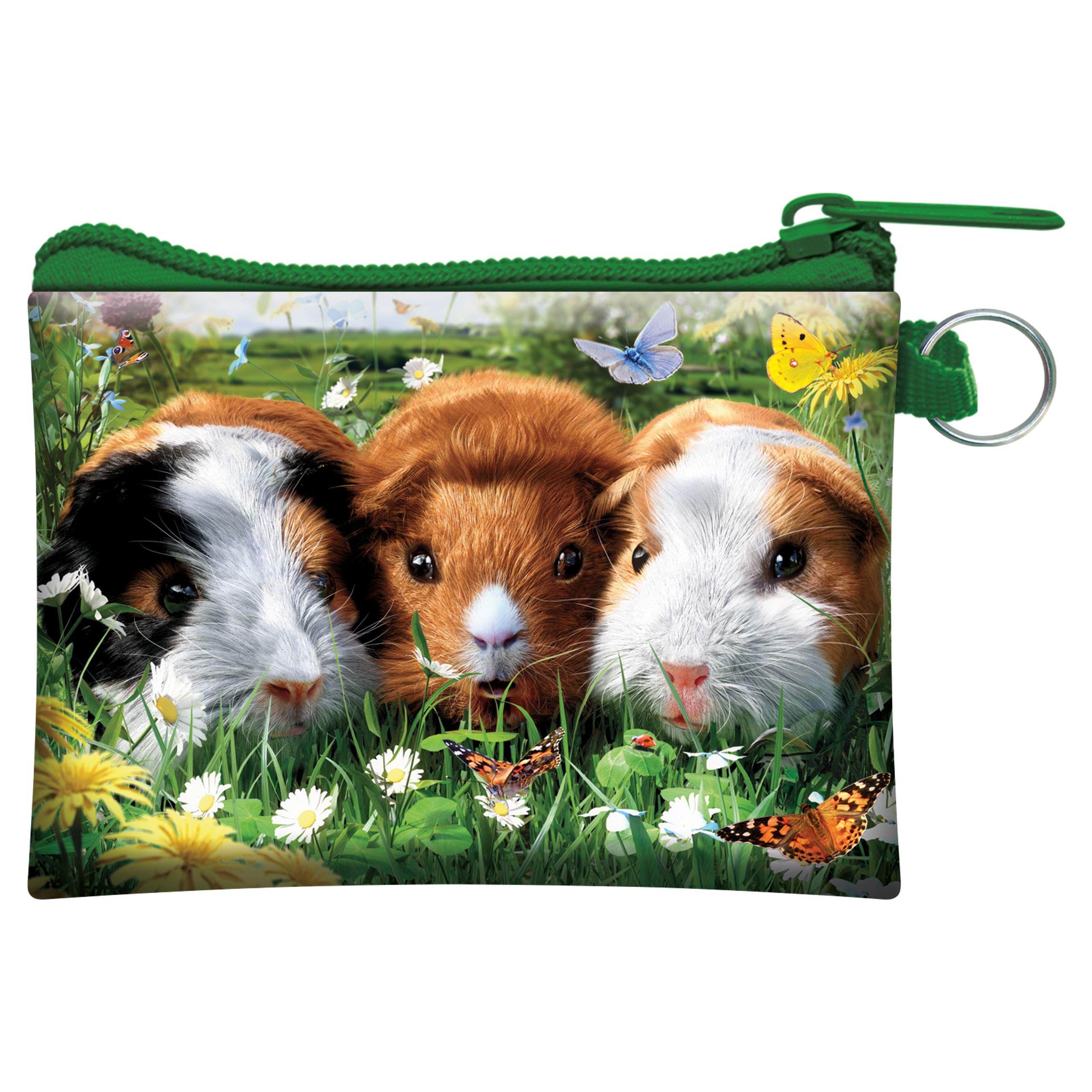 3D LiveLife Coin Purse – Guinea Pig from Deluxebase. Lenticular Pet Themed Wallet Featuring Secure Zip, Compact Design for Cash and Card Storage. Perfect Animal Gift.