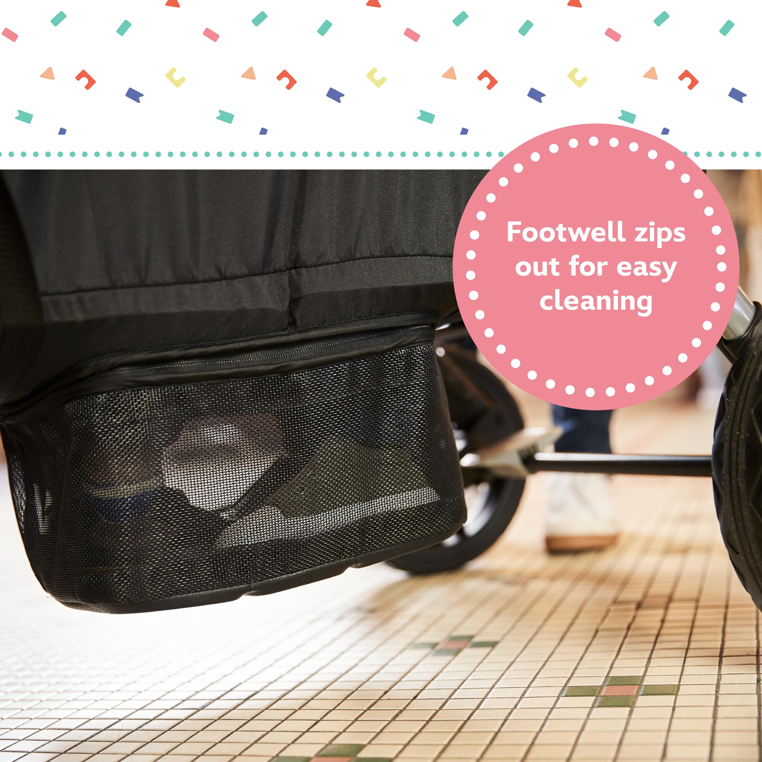 Disney Baby Summit Wagon Stroller fits 2 Kids Includes Removable Child Tray and 2 Cup Holders, Mickey Mouse