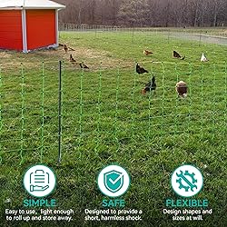 PPOLB Electric Fence Netting, 35.4" H x