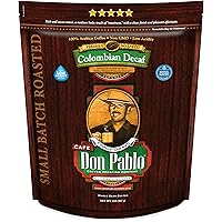 2LB Don Pablo Colombian Decaf - Swiss Water Process Decaffeinated - Medium-Dark Roast - Whole Bean Coffee - Low Acidity…