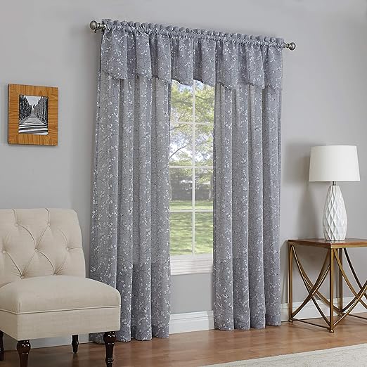 Amazon Com Lorraine Home Fashions Willow Window Curtain Panel