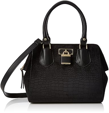 Aldo Womens Alaeng Satchel Black - Black Velvet