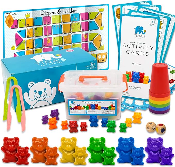 plastic counting bears