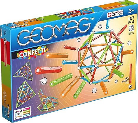 Geomag 00354 Confetti 127-teilig