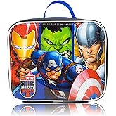 Fast Forward Marvel Avengers Lunch Box for Kids | Insulated Lunch Bag Lunch Box for Boys, Girls, Unisex, Toddlers| Avengers Black Reusable Lunchbox