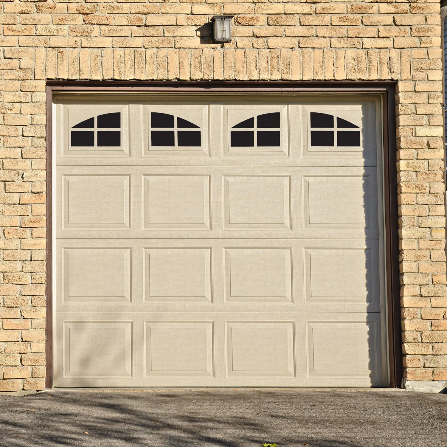 Household Essentials 240 Hinge It Magnetic Decorative Garage Door Accents | Black: Home & Kitchen