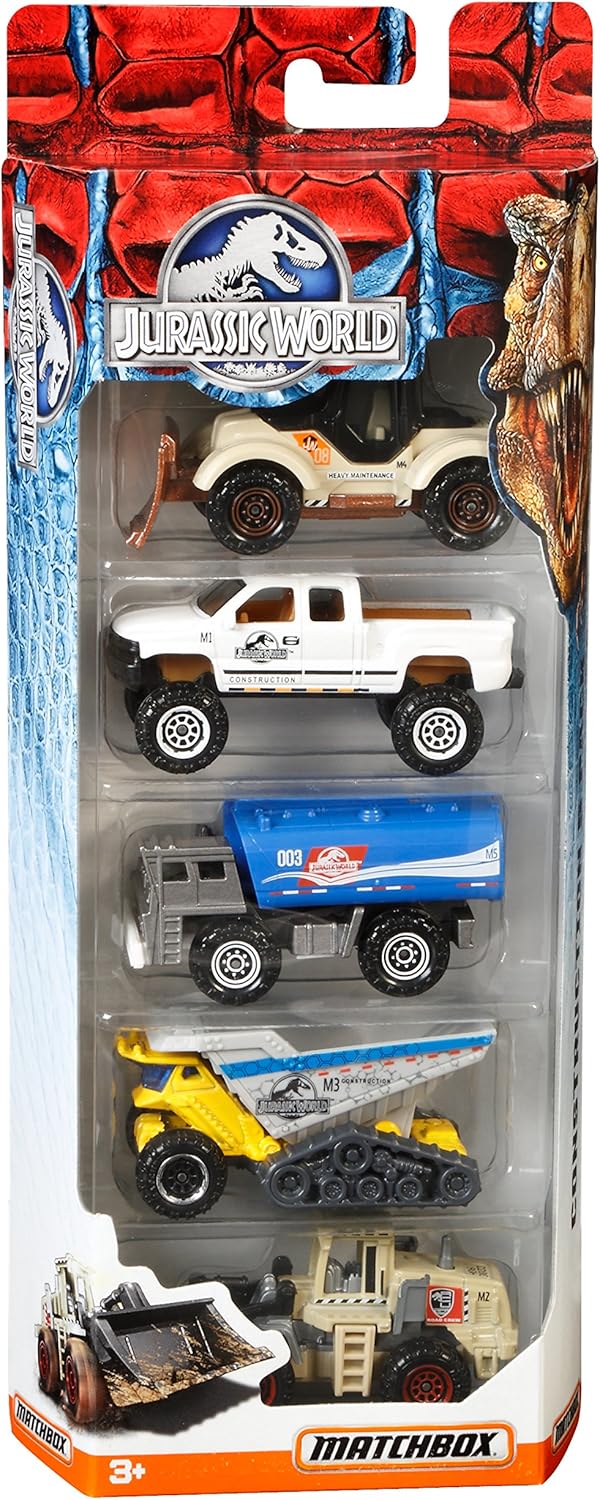 hot wheels jurassic world 5 pack