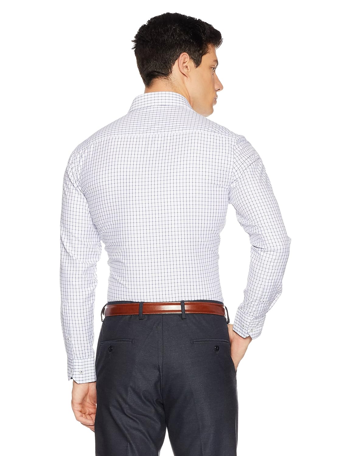 symbol amazon brand men's slim fit formal shirt