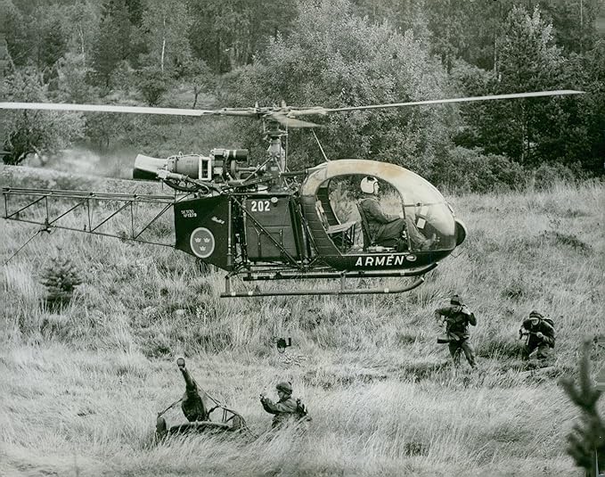 Vintage photo of Army Helicopter Entertainment Collectibles