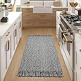 Collive Washable Area Rug 3' x 5', Modern Woven