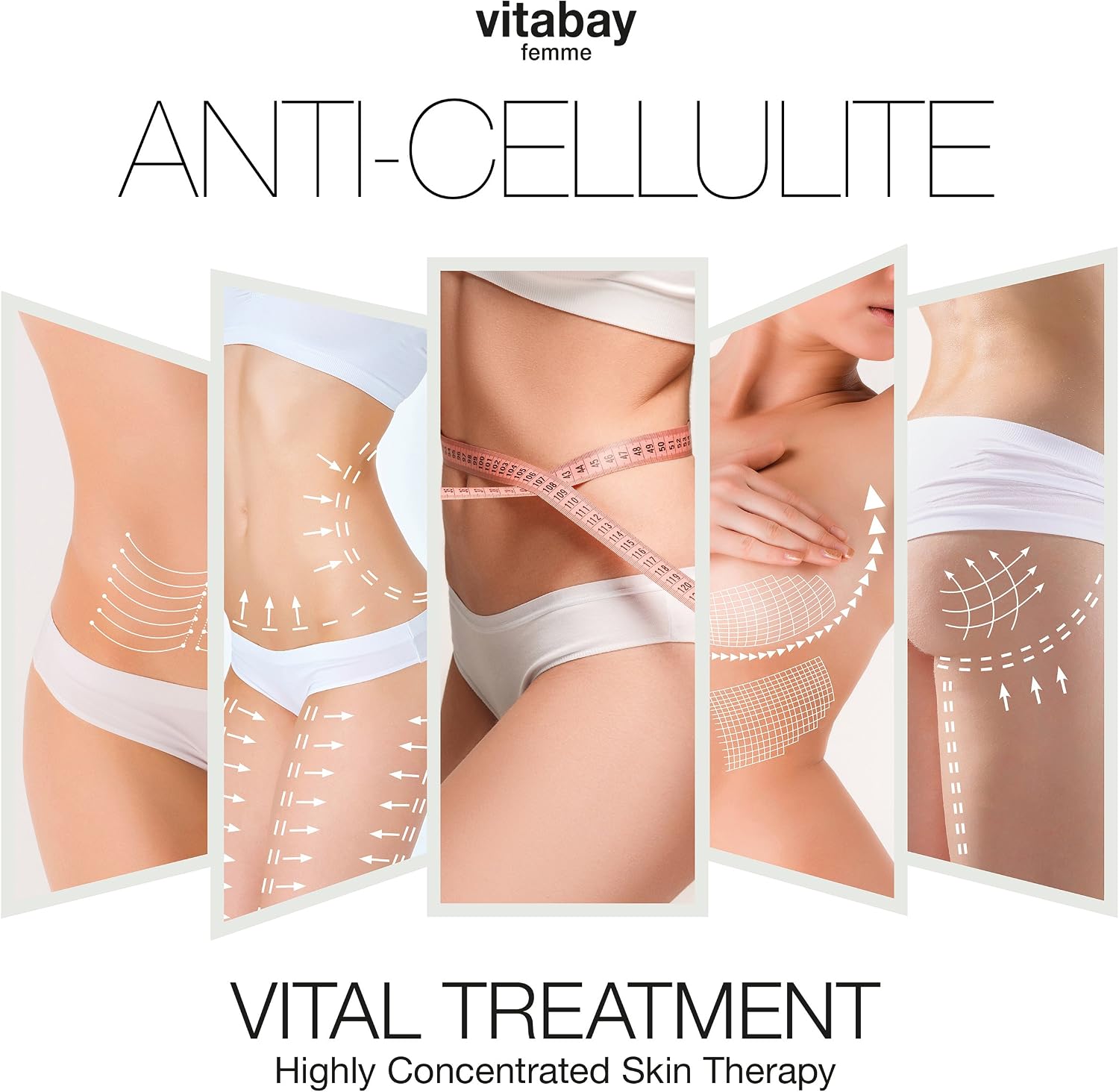Anti Cellulite Serum 14 x 2 ml - smoothing, restructuring, firming with guarana & hyaluronic acid, Ivory - Image 5