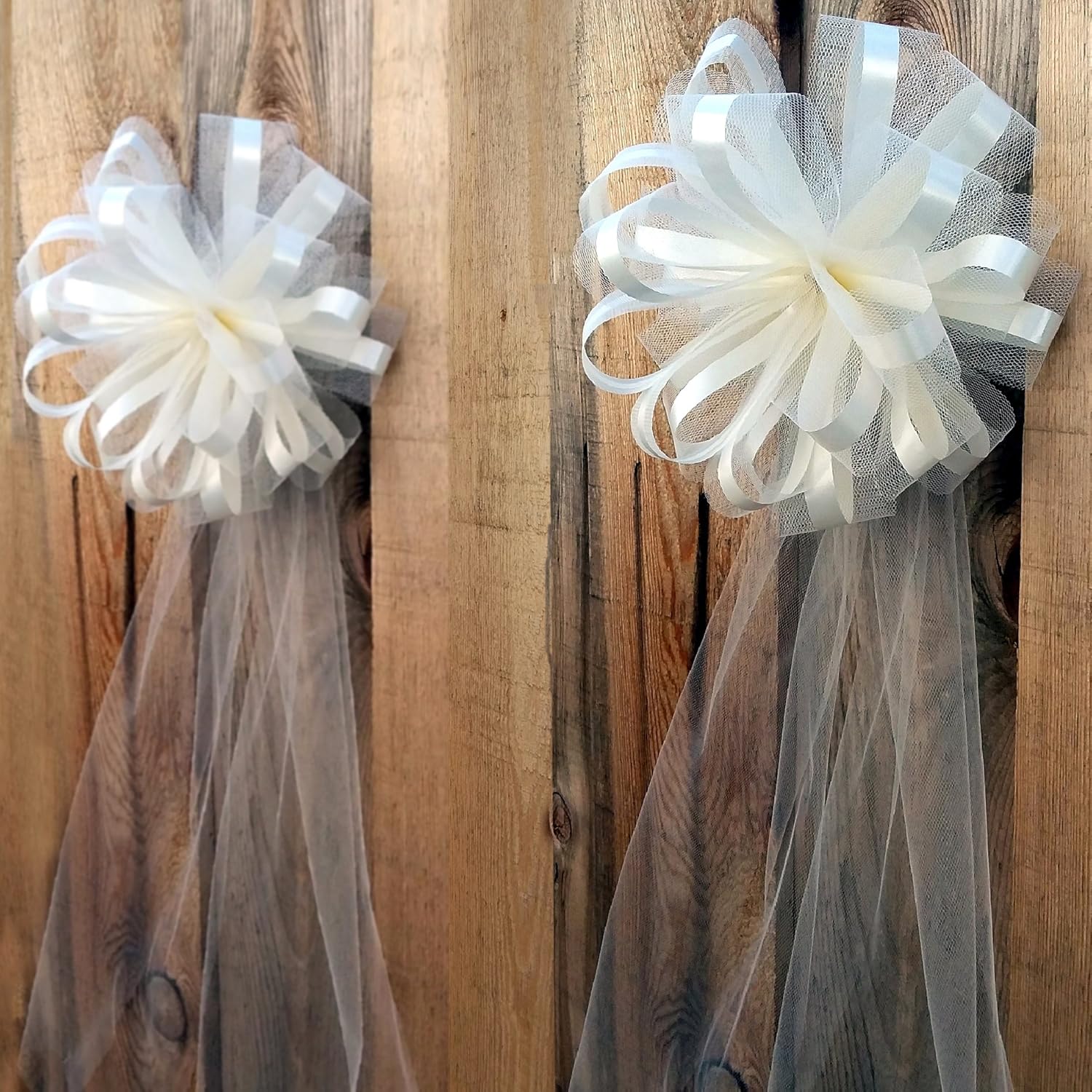Amazoncom Large Assembled Ivory Wedding Pew Bows 10 Wide Set Amazoncom Large Assembled Ivory Wedding Pew Bows 10 Wide Set