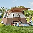PORTAL 6 | 8 | 10 Person Family Camping Tent with Porch, Big Family Camping Tent with Tall Height, Good Ventilation, Water Resitant Large Tent for Outdoor Camping, Backyard