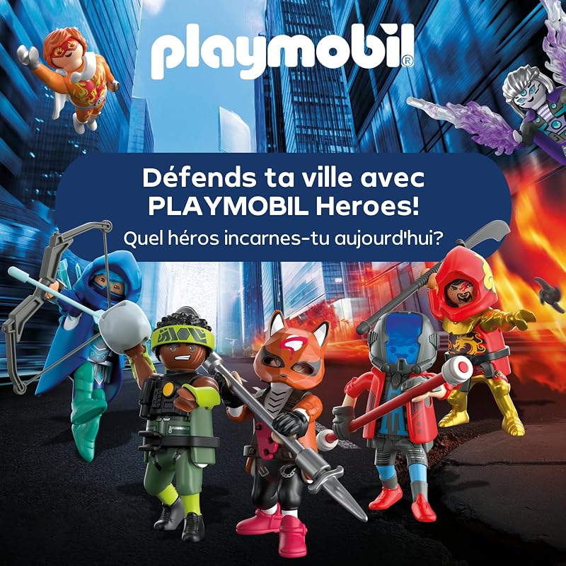 | Heroes | Duel à la Tour du héros | Kit de Jeu chargé d'action pour des Duels passionnants | avec Figurines et Accessoires détaillés pour Enfants à partir de 4 Ans | 72022