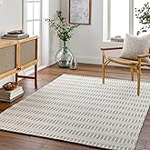Livabliss Nevada Modern Striped Area Rug,27" x 45",Black