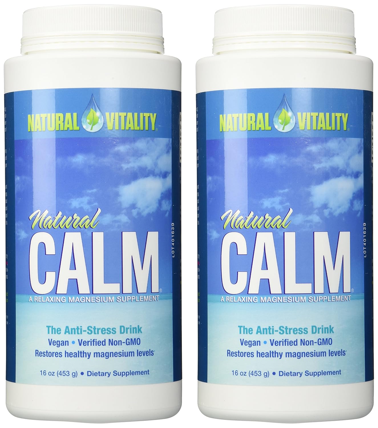 Natural Vitality Natural Magnesium Calm (2 Bottles of 16 Ounce) eBay