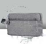 Etercycle Toiletry Bag Men Waterproof Dopp Kit with Handle Grey view 5