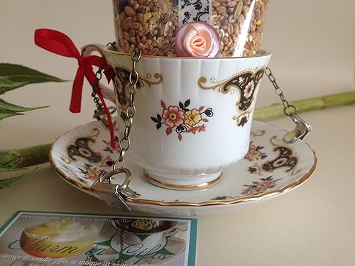 Amazon Com Tea Cup Bird Feeder China Bird Feeder Cup Bird