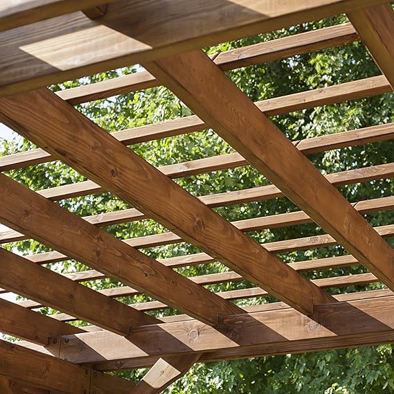 Backyard Discovery Cedar Pergola: Amazon.es: Jardín