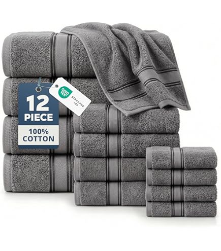 Casa Copenhagen Serviettes De Plage Lot De 4 - Coton Absorbant Séchage Rapide 76,2 X 152,4 Cm Turquoise Bleu Roi Rose Vert