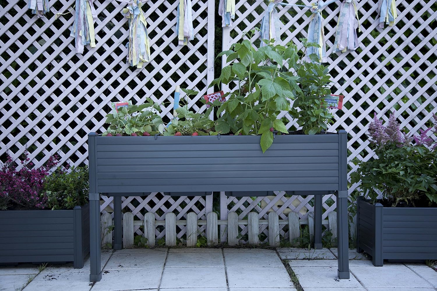 Huerto urbano GREENLAND de 120x60x75 cm. Para terraza/jardín ...