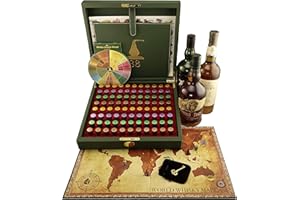 Master Whiskey Aroma Kit by Aromaster - 88 Whiskey Aromas (Whiskey Aroma Wheel and Game incl.)