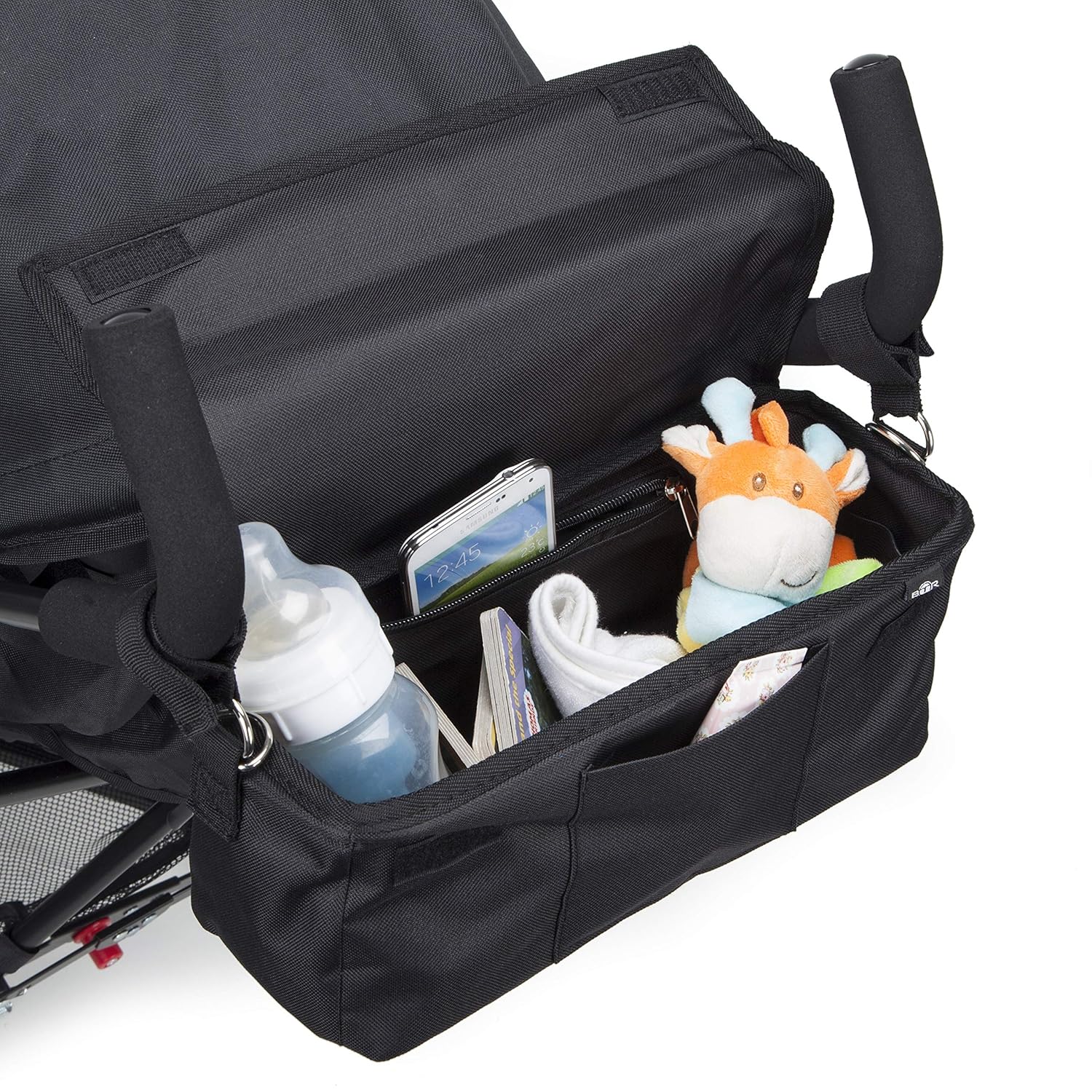 BTR Buggy Organiser Buggy Bag, Pram Organiser For Pram Storage Amazon