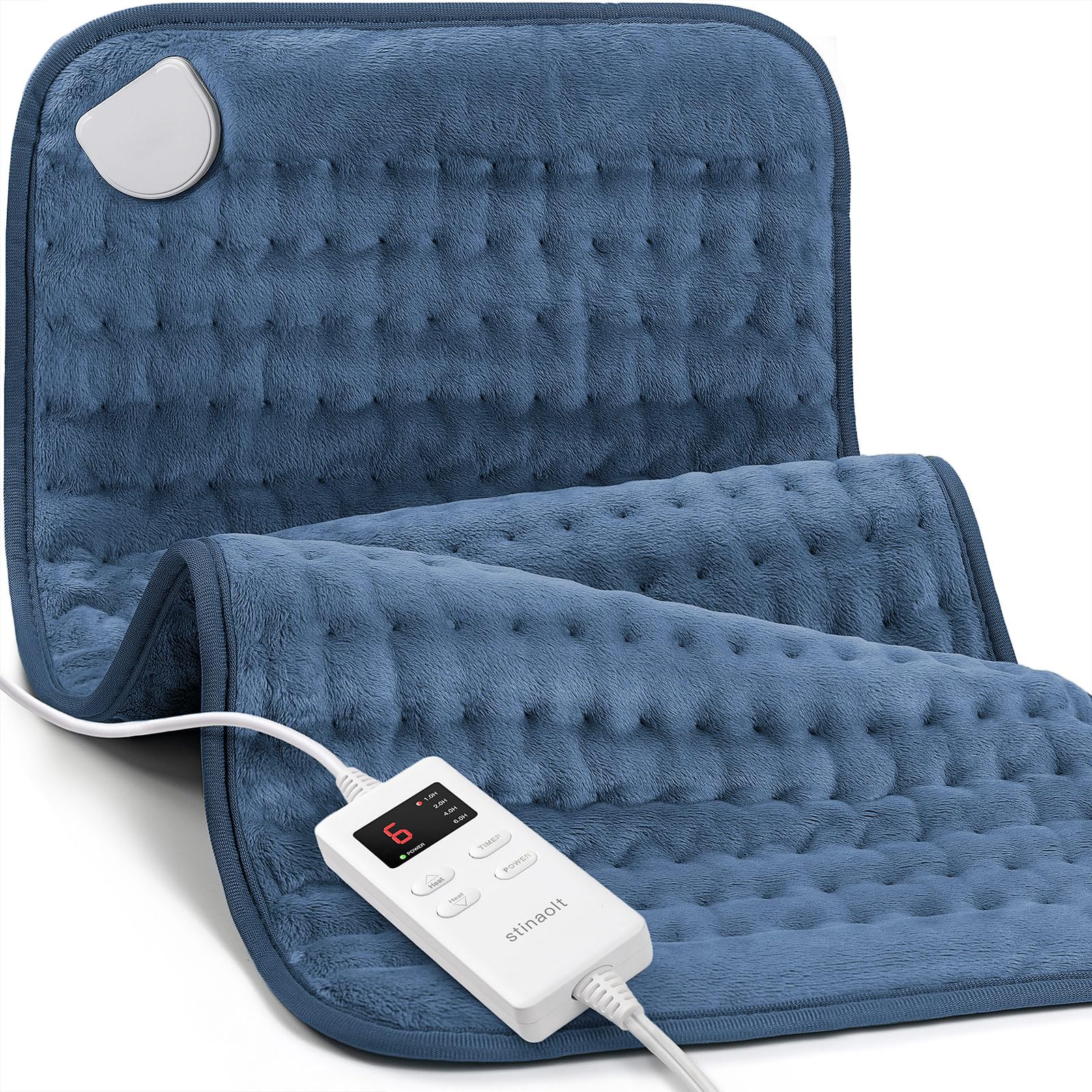 Heating Pad for Back & Period Cramps, Portable Heating Pad for Neck and Shoulders and Back, Electric Heating Pads Christmas Birthday Gifts for Women, Men, Mom, Dad Image Heating Pad for Back & Period Cramps, Portable Heating Pad for Neck and Shoulders and Back, Electric Heating Pads Christmas Birthday Gifts for Women, Men, Mom, Dad Image