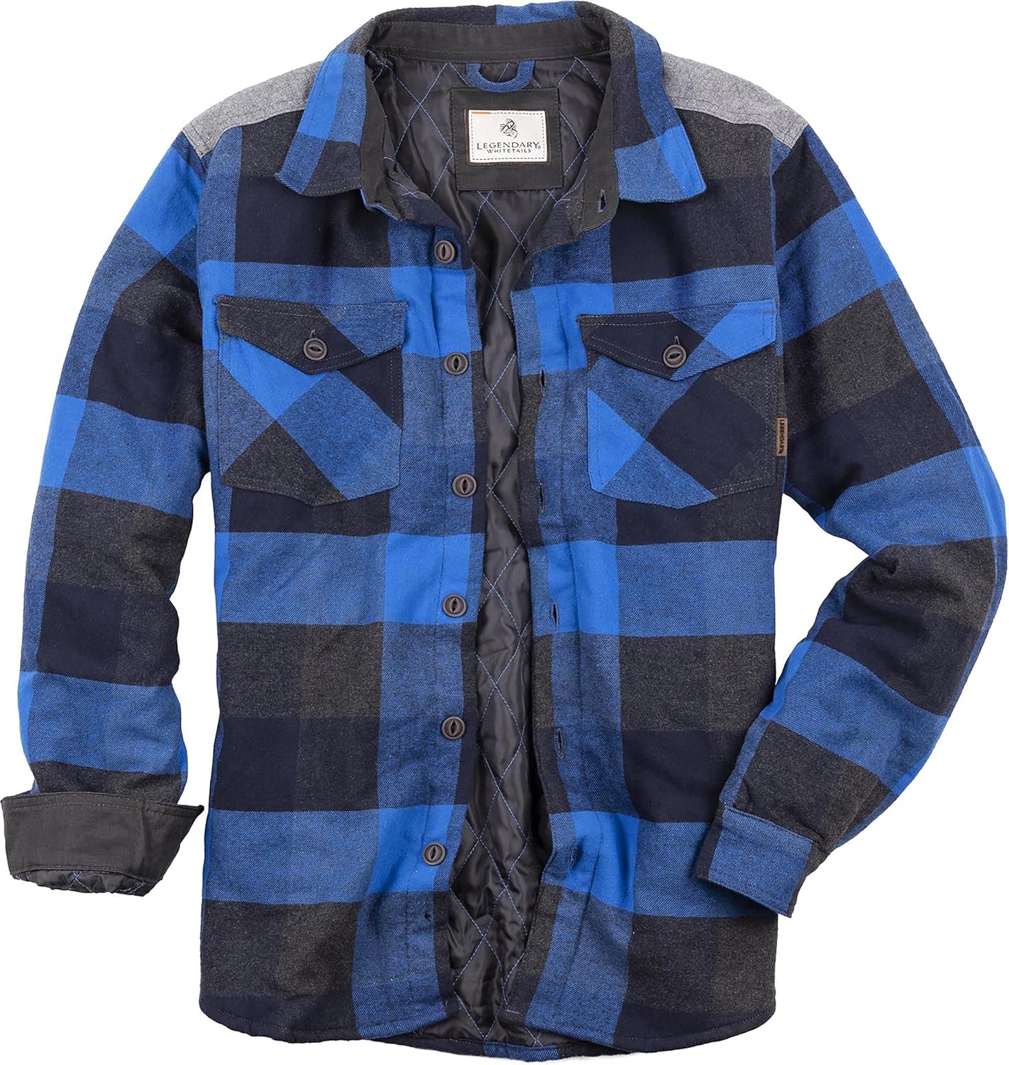 Legendary Whitetails Men's Woodsman Heavyweight Quilted Flannel Shirt