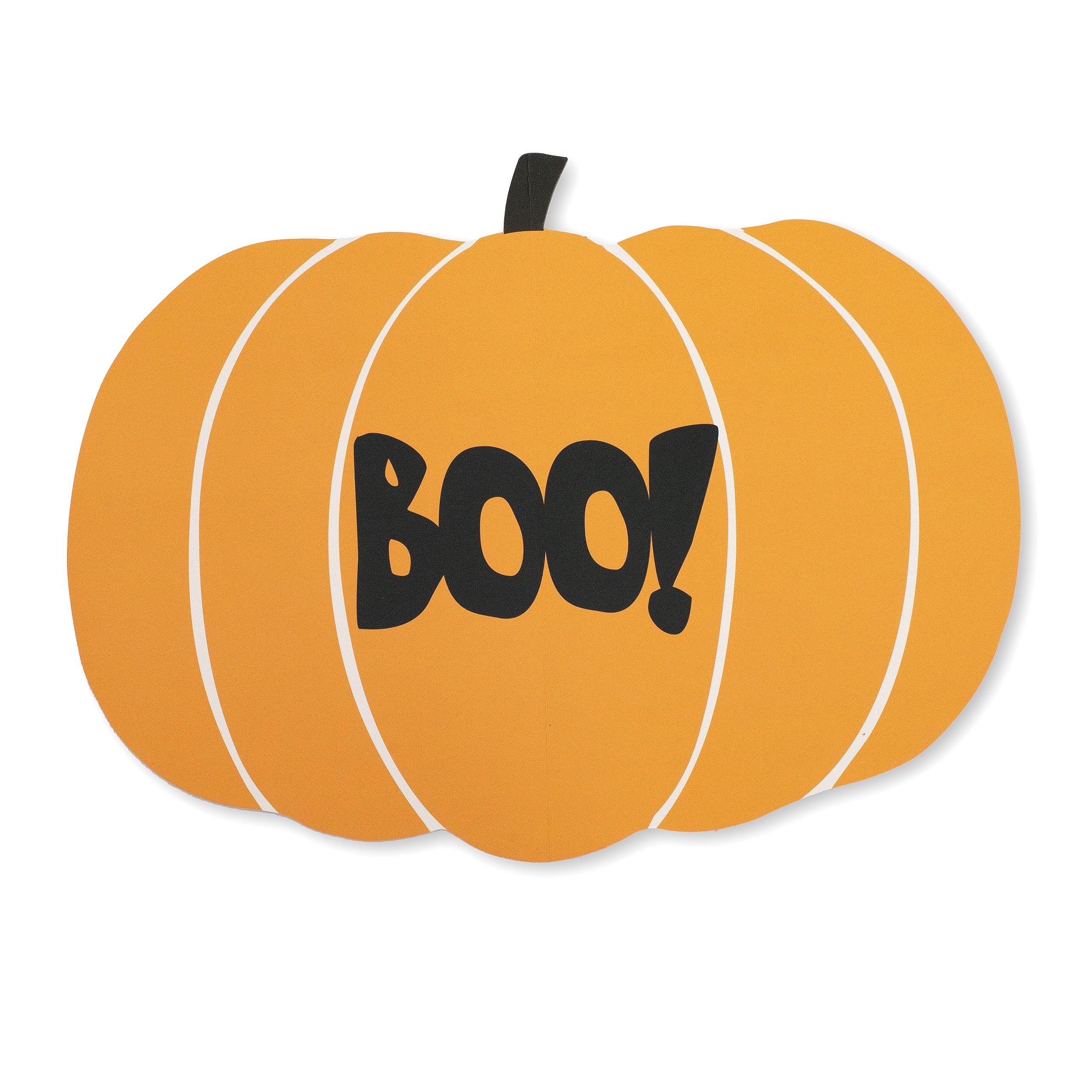 PUKKA party Pumpkin Grazing Board – Fold-Out Decorative Card Platter for Snacks, Hors D’oeuvres, and Charcuterie for Haunted Houses, Gothic Parties, and Trick or Treaters – Measures 37.5 x 25.8cm