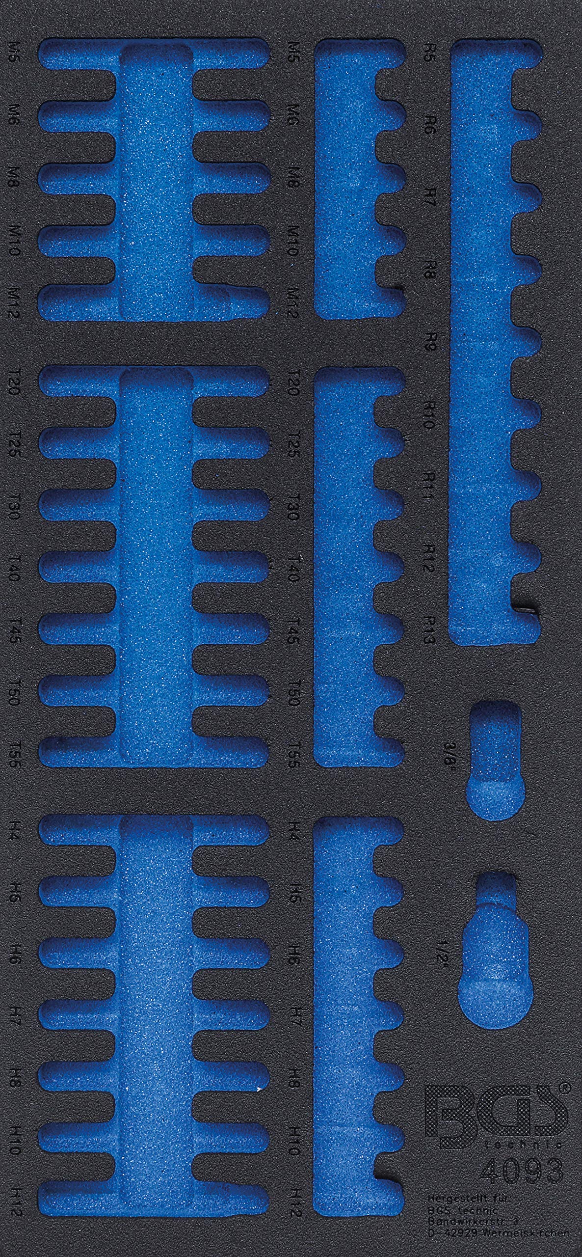 BGS 4093-1 | Tool Tray 1/3, empty | for BGS 4093