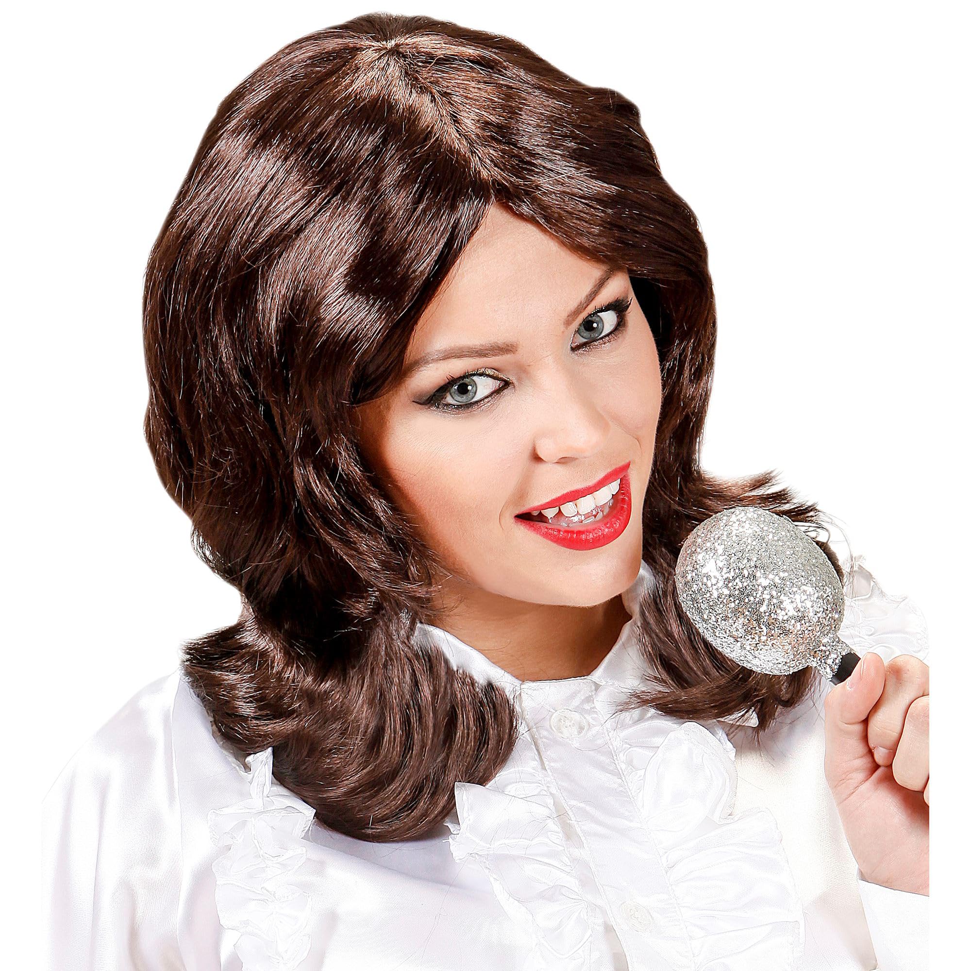 70s Pop Star Boxed Wig for Hair Accessory Fancy Dress