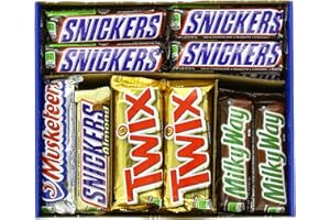 M&M Mars Chocolate Bar Variety Pack, 55 Ounce, 30 Count